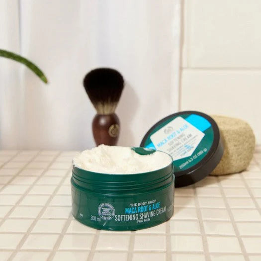 The Body Shop Maca Root & Aloe Softening and Shaving Cream 6.3 oz