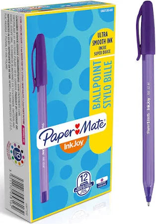 Paper Mate InkJoy Medium Point Purple Pen, 12 pk