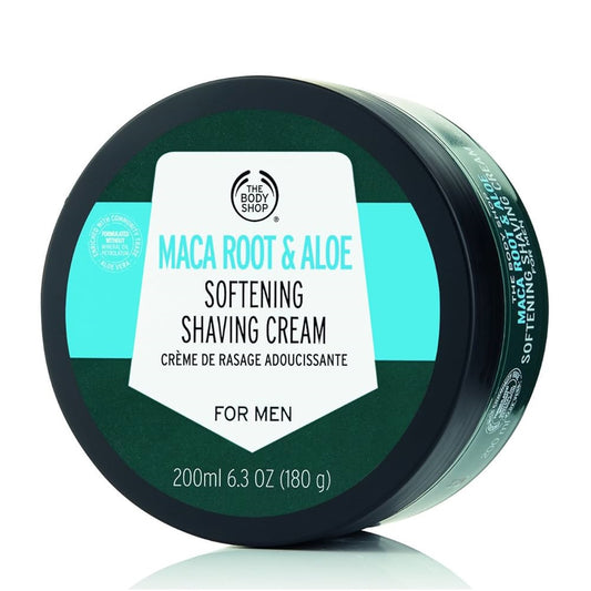 The Body Shop Maca Root & Aloe Softening and Shaving Cream 6.3 oz